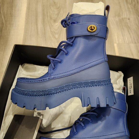 COACH - Blue Bootie - Size 5 - Picture 7 of 7